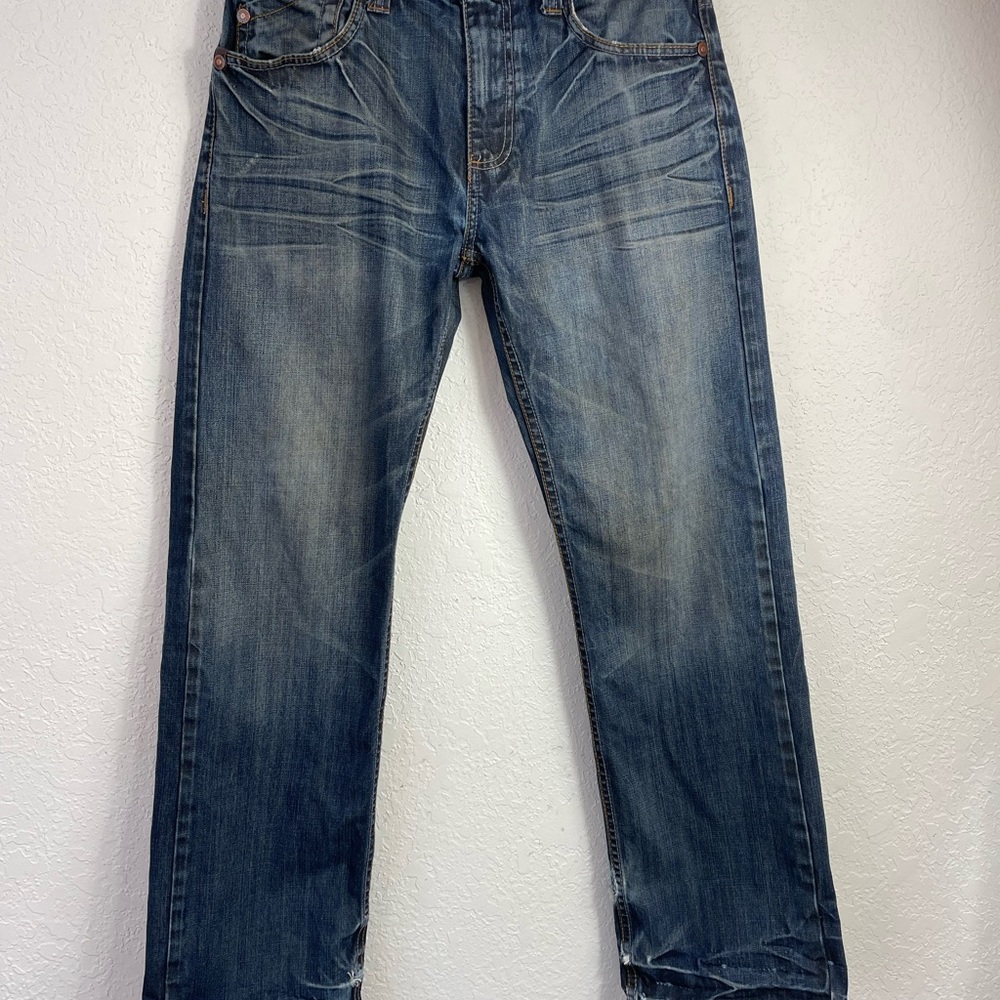 L7 Level 7 Mens Straight Leg Jeans Sz 32/32